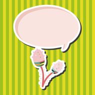 flower theme elements vector eps N87