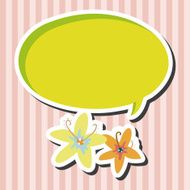 flower theme elements vector eps N89