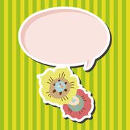 flower theme elements vector eps N91