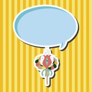 flower theme elements vector eps N93