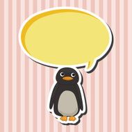 animal penguin cartoon theme elements N7