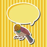 bird cartoon theme elements vector eps N72