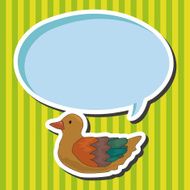 bird cartoon theme elements vector eps N73