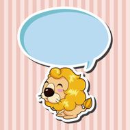 animal lion cartoon theme elements N13