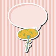 flower theme elements vector eps N100