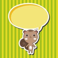 animal squirrel cartoon theme elements N8