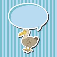 bird cartoon theme elements vector eps N76