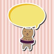 animal cat summer cartoon theme elements N6