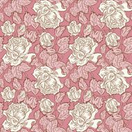 seamless rose floral background