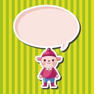 animal sheep winter cartoon theme elements N2