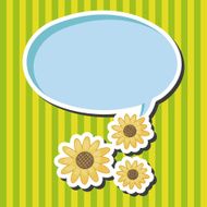flower theme elements vector eps N108