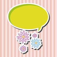 flower theme elements vector eps N110