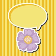 flower theme elements vector eps N111