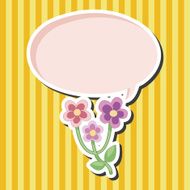 flower theme elements vector eps N112