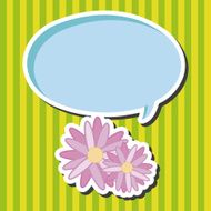 flower theme elements vector eps N113