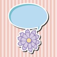 flower theme elements vector eps N115