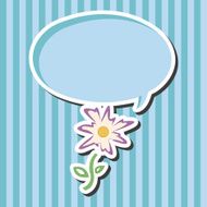 flower theme elements vector eps N118