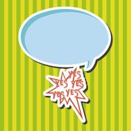 message word yes theme elements N2