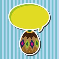 easter egg flat icon elements background eps10 N15