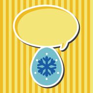 easter egg flat icon elements background eps10 N24