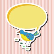 bird cartoon theme elements N38