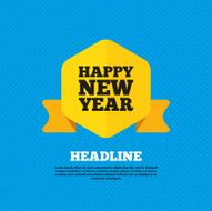 Happy new year sign icon Christmas symbol N3