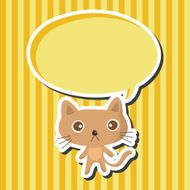 animal cat cartoon theme elements N17