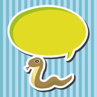 animal snake cartoon theme elements N6
