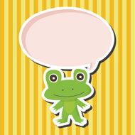 animal frog cartoon theme elements N11
