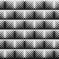 Black and white jagged edge seamless pattern N19