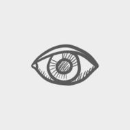 Eye sketch icon