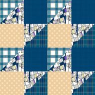 Patchwork seamless pattern ornament design background N6
