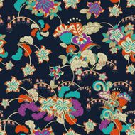 ornamental colored seamless floral pattern N4