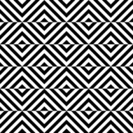 Black and white geometric square seamless pattern N2