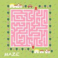 adorable square labyrinth N2