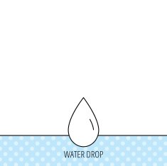 Water drop icon Liquid sign N15