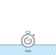 Timer icon Stopwatch sign N7
