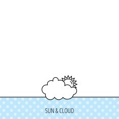 Sunny day icon Summer sign N4