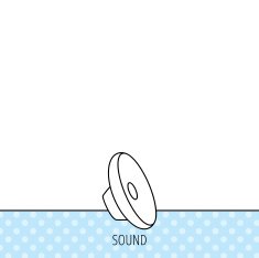 Sound icon Audio speaker sign N5