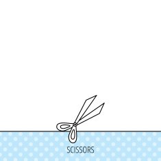 Gardening scissors icon Secateurs tool sign N4