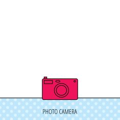 Photo camera icon Photographer equipment sign N5