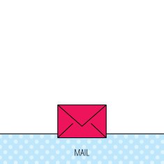 Envelope mail icon Email message sign N26