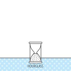 Hourglass icon Sand time sign N12