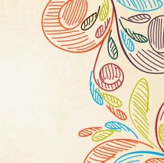 Floral abstract background N135