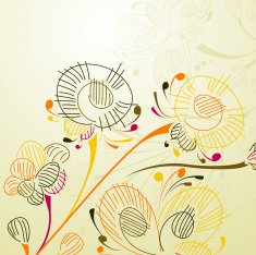 Floral abstract background N141