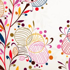 Floral abstract background N144