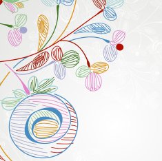 Floral background N754