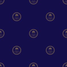 Seamless Pattern with Cruise Ship N2