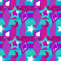 Colorful geometrical kids background seamless pattern N2