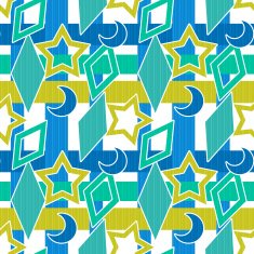 Colorful geometrical kids background seamless pattern N4